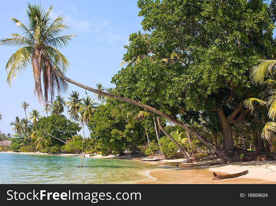 Beach at island Koh Mak