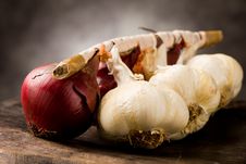 Onion And Garlic Stock Photo Onion And Garlic Stock Photo