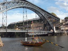 Dom Luis Bridge Stock Image Dom Luis Bridge Stock Image