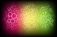 Vector Colourful Abstract Background Royalty Free Stock Photography