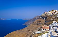 Santorini View - Greece Stock Image Santorini View - Greece Stock Image