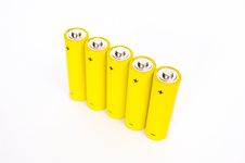 Five Batteries Stock Photos Five Batteries Stock Photos
