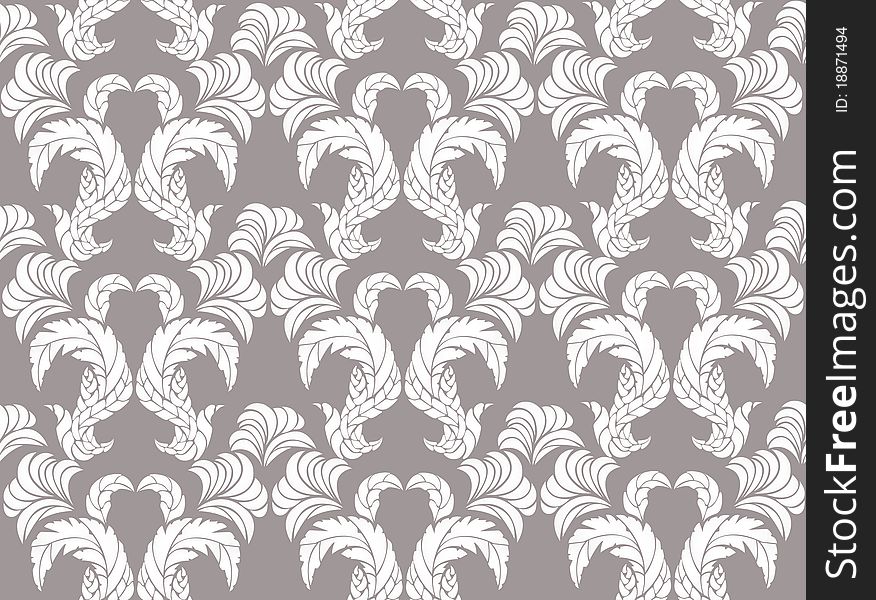 Seamless vintage stykle pattern. Baroque style background. Seamless vintage stykle pattern. Baroque style background.