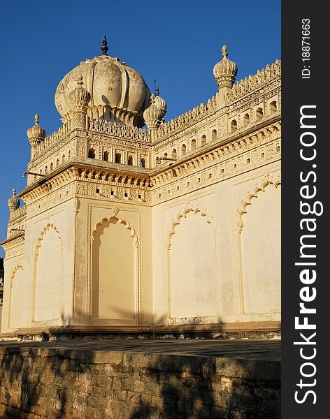 The Mausoleum of Tipu sultan in India. The Mausoleum of Tipu sultan in India