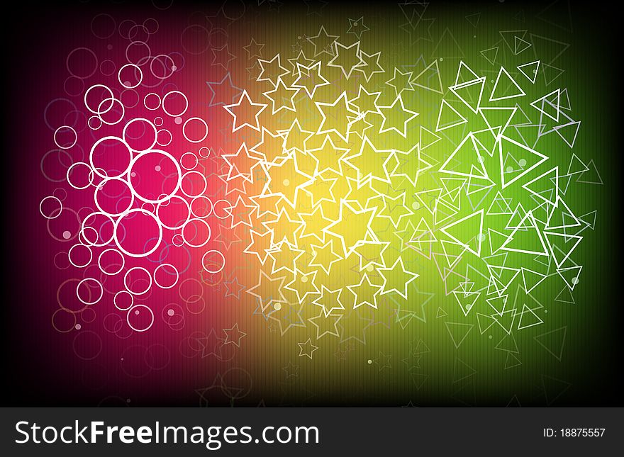 Vector colourful abstract background