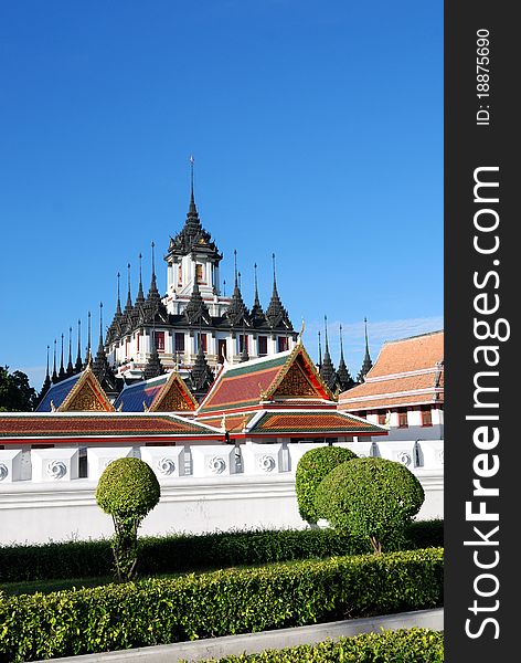Spires of the Loha Prasat, Wat Rachanutda, Bangkok