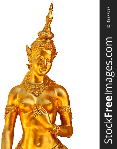 Native Thai Style Angel Statue