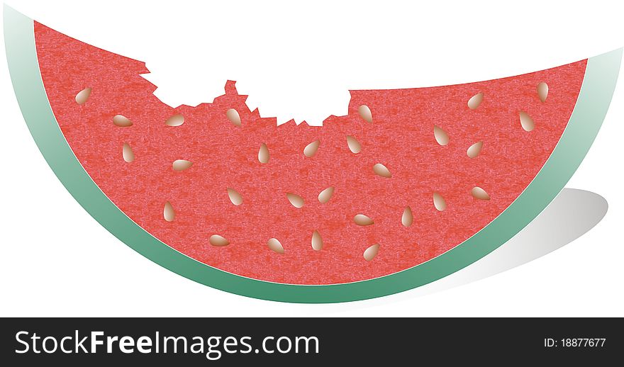 This is a sweet water-melon.