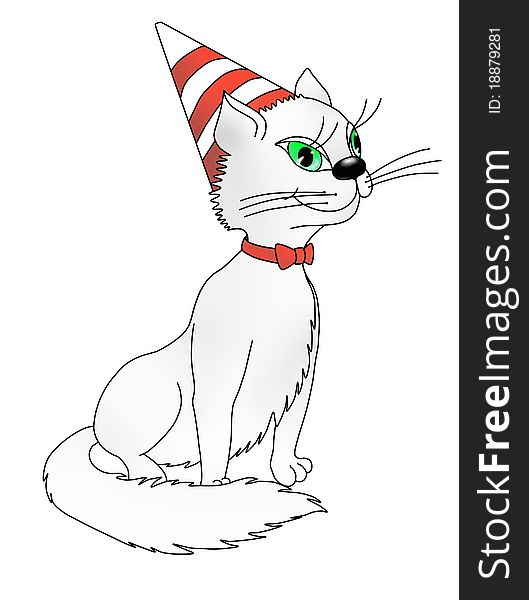 Happy Birthday,Dear cat!(color). Happy Birthday,Dear cat!(color)