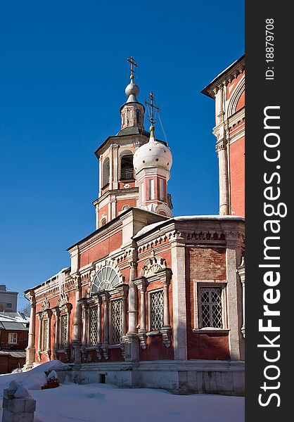 Orthodox Church In The Snow