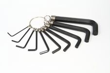 Hex Key Wrench Set Stock Image Hex Key Wrench Set Stock Image