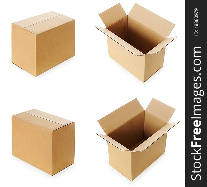 Cardboard Boxes | Isolated