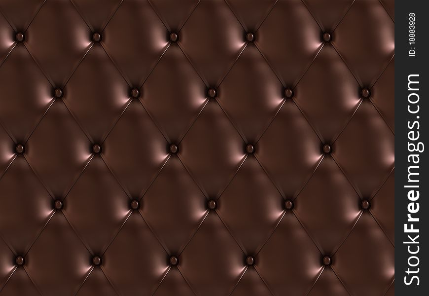 Genuine leather background - 3d render