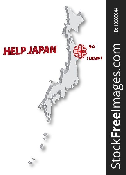 Help Japan computer generated image