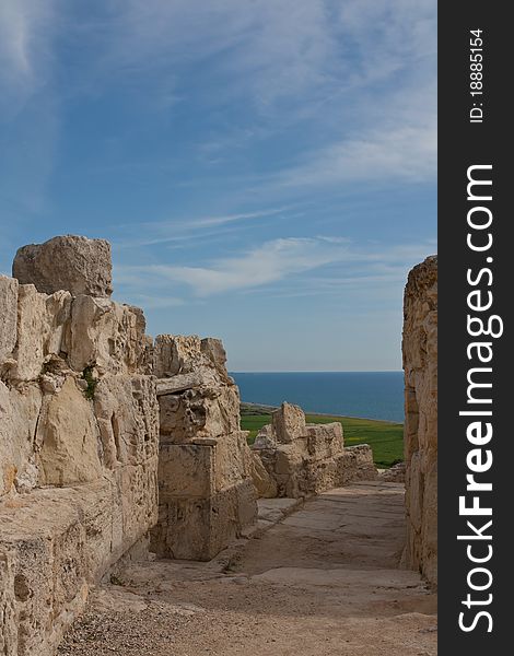 Ancient Street In Kourion