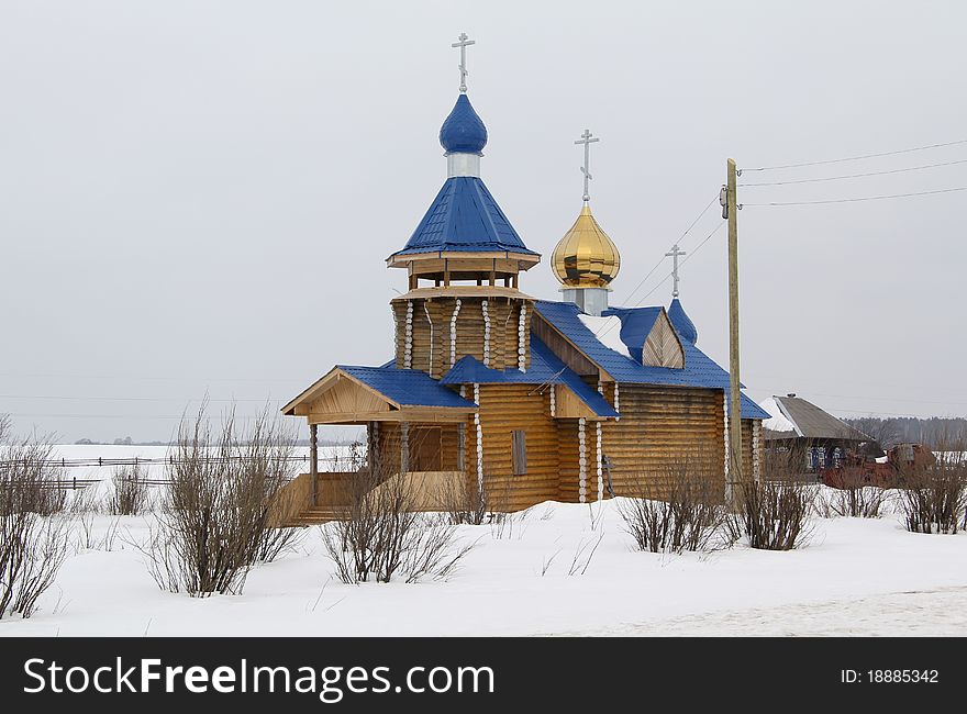 Not for a long time the constructed Christian orthodox church. A new building of church. It is not used Yet. Not for a long time the constructed Christian orthodox church. A new building of church. It is not used Yet.