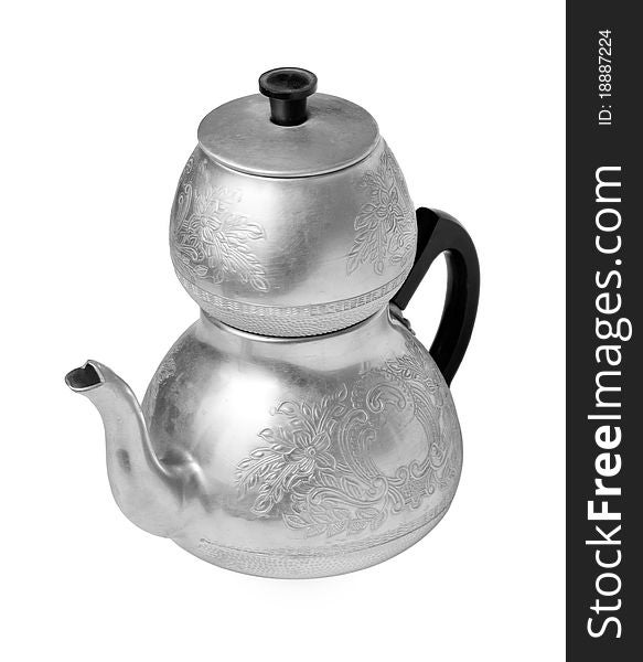 Tea pot isolated on white. Tea pot isolated on white
