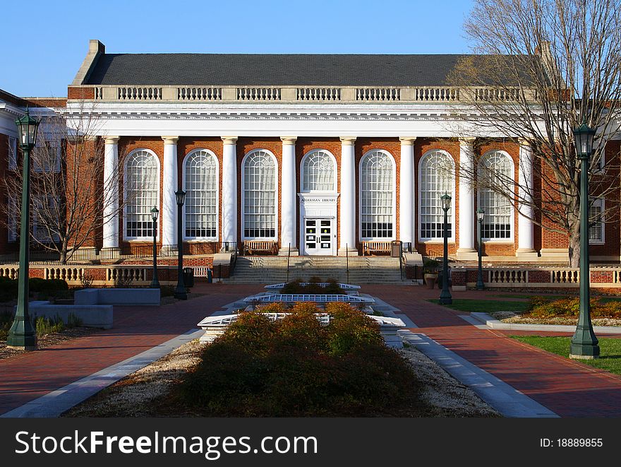 Alderman Library at the University of Virginia. Alderman Library at the University of Virginia