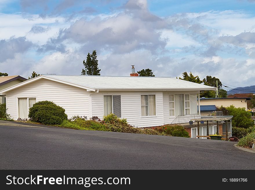 An attractive, modern weatherboard home.