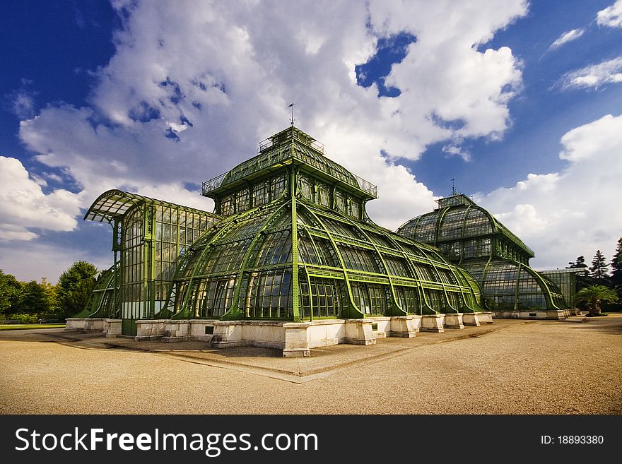 Glasshouse called Palmenhouse in Wien/Austria