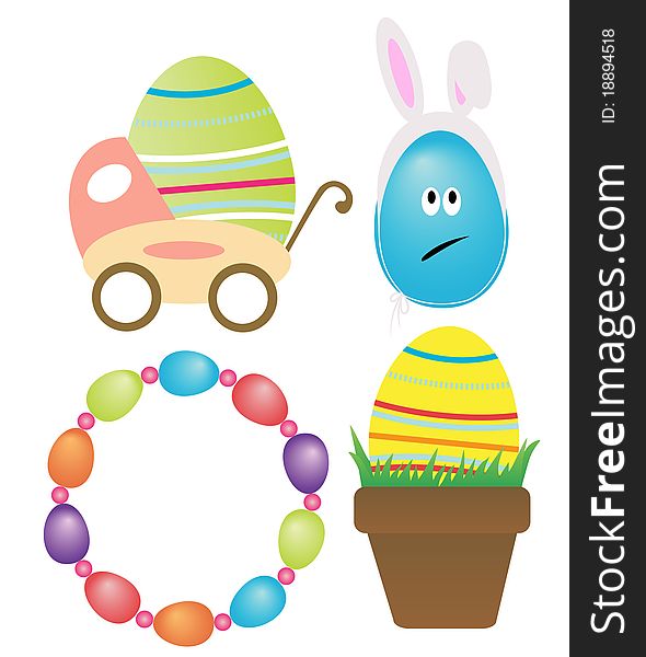 Cute Easter Elements