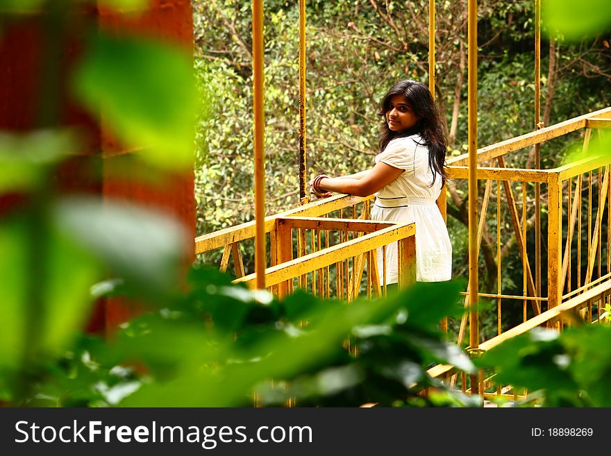 Romantic Getaway - Attractive Woman On Bridge