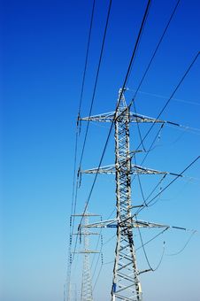 Power Line Royalty Free Stock Image Power Line Royalty Free Stock Image