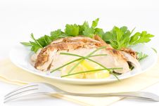 Serve Cold Lemon Chicken Stock Photo Serve Cold Lemon Chicken Stock Photo