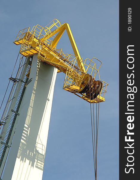 Large and modern crane
