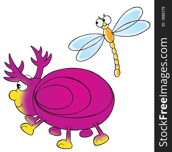 Bug And Dragon-fly