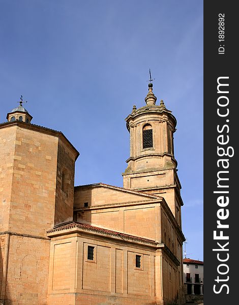 The church of the benedictine monastery of Santo Domingo de Silos, Spain (11th-18th centuries). The church of the benedictine monastery of Santo Domingo de Silos, Spain (11th-18th centuries)