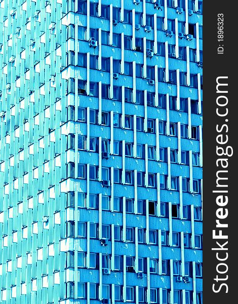 Blue Building (can be used as abstract pattern)