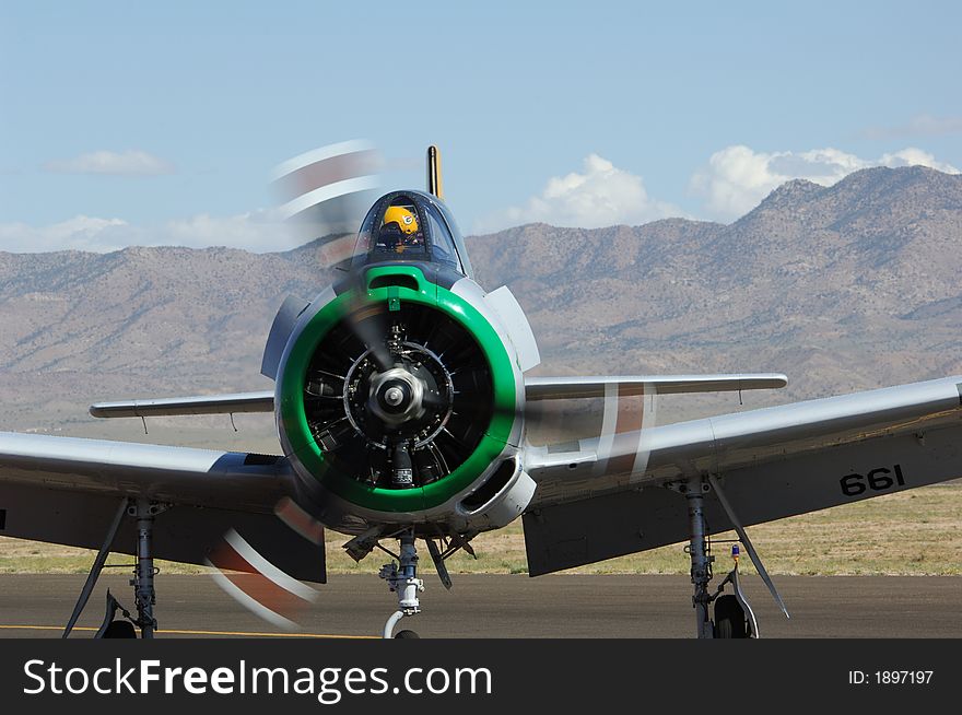 T-28 in your face at an airshow. T-28 in your face at an airshow