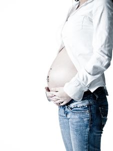 Pregnant Stock Photo