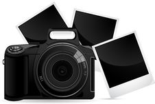 Camera With Photograph Stock Images Camera With Photograph Stock Images