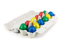 Chocolate Easter Eggs Stock Images