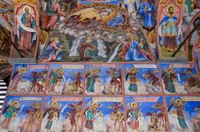 Fresco Of Rila Monastery In Bulgaria Royalty Free Stock Photo Fresco Of Rila Monastery In Bulgaria Royalty Free Stock Photo