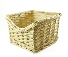 Wattled Basket Royalty Free Stock Images Wattled Basket Royalty Free Stock Images