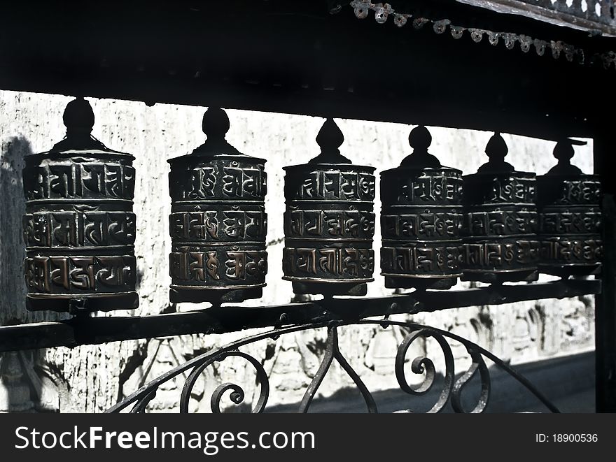 Prayer Wheels, Nepal