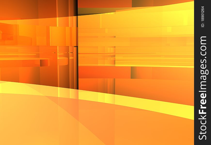 Abstract backgound with orange box. Abstract backgound with orange box