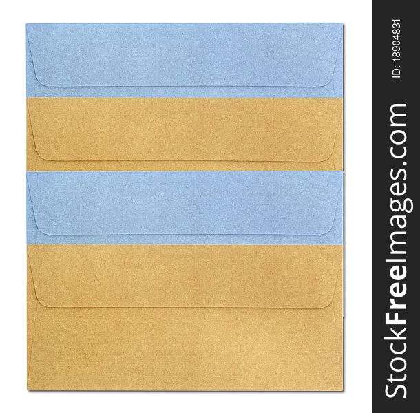 Color Envelope Isolated