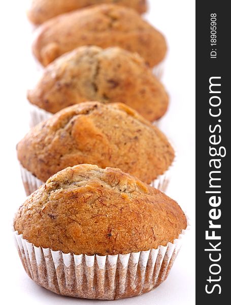 Cup cake on white background. Cup cake on white background