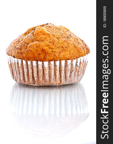 Cup cake on white background. Cup cake on white background