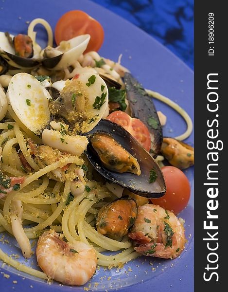 Spaghetti With Seafood