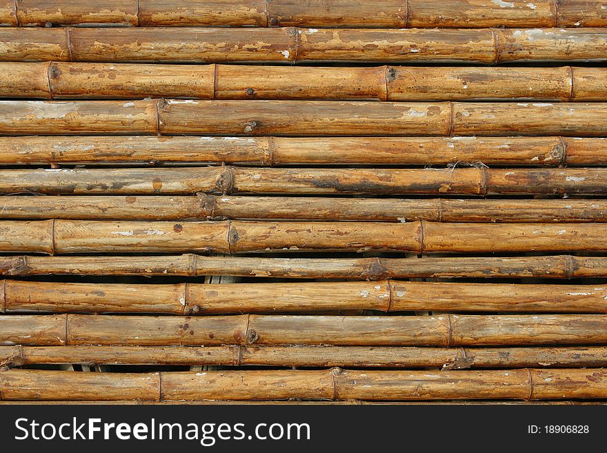 Close-up bamboo background texture with columns