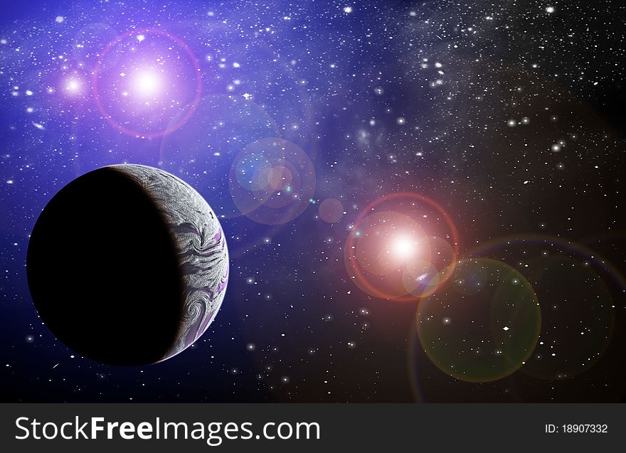 Planet In Space