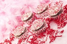 Valentine Cupcakes Royalty Free Stock Photos Valentine Cupcakes Royalty Free Stock Photos