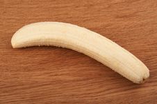 Ripe Peeled Banana Royalty Free Stock Photography Ripe Peeled Banana Royalty Free Stock Photography