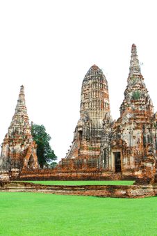 Chaiwatthanaram Temple, Ayutthaya In Thailand Stock Photos Chaiwatthanaram Temple, Ayutthaya In Thailand Stock Photos