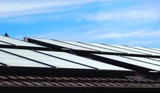 Solar Roof Panels Stock Photo Solar Roof Panels Stock Photo